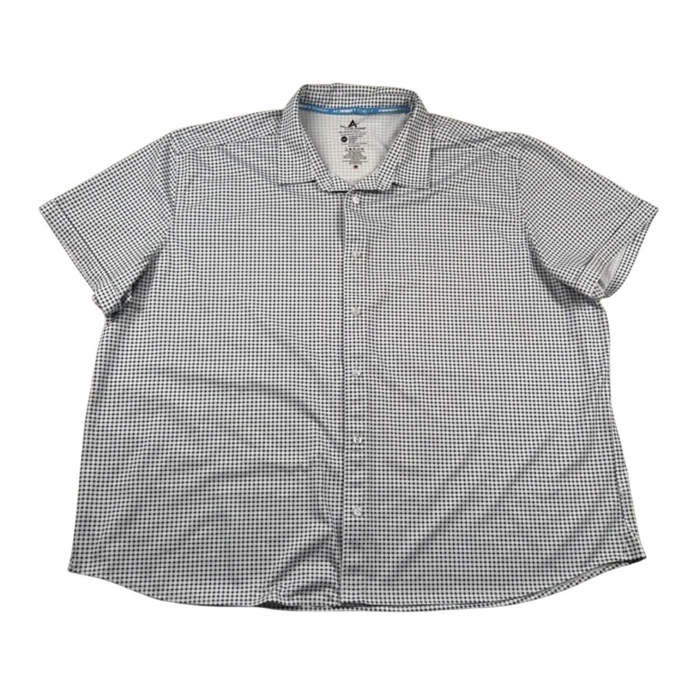 Arctic Cool MagnaReady Shirt Mens 4XL Magnetic Button Geometric Hydrofreeze X